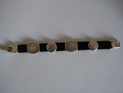 Barok leren armband